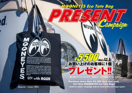MOONEYES Eco Tote Bag PRESENT Campaign